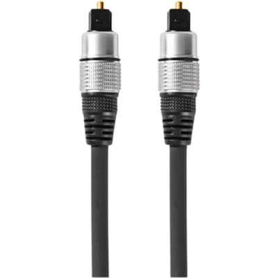 Nedis Optische Audiokabel - TosLink Male - TosLink Male - 5.00 m - Rond - PVC - Antraciet - Doos