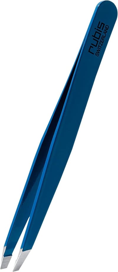 Pincet Recht - Precisie Pincet - Haar Verwijderen - Handgeslepen Punt - 11.5 cm - Blauw