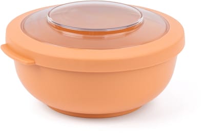 Amuse Tylla Peach - 700ml - Lunchbox - Perfect Afsluitbare Vershouddoos - Lunchtrommel - Bowl met deksel - Saladebox voor onderweg - BPA-vrij - Oranje