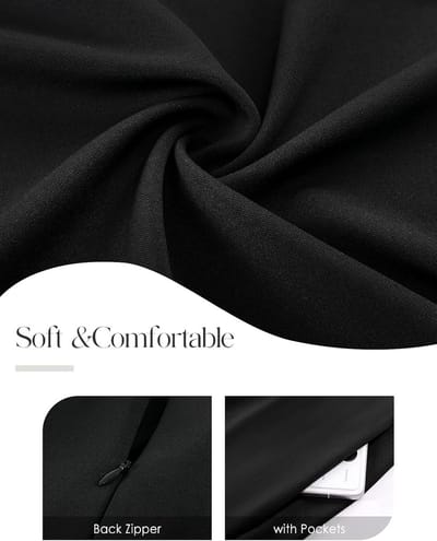 Elegante Wrap Cocktailjurk Dames Midi Jaren '50 Stijl voor Feest en Bruiloft