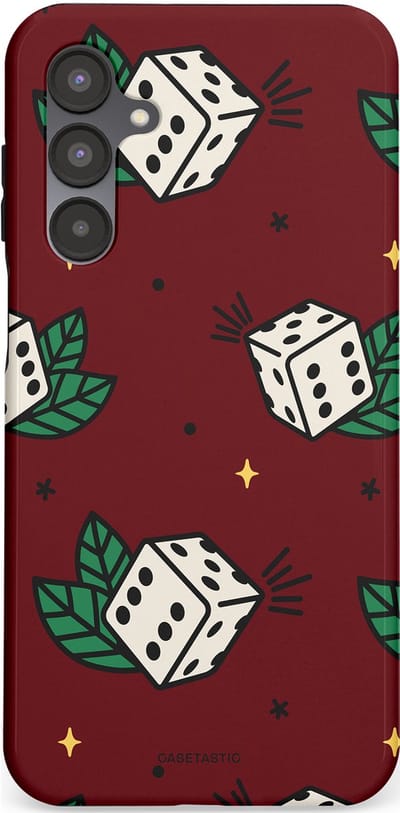 Casetastic Hoesje Geschikt voor Samsung A16 - Stijlvolle Beschermende Duo-layer Case - Casino zes
