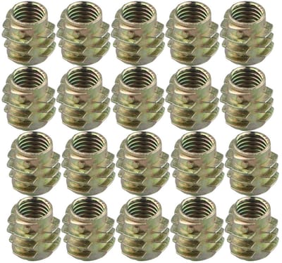 Dailygoods- Schroeven 20 Stuks - M8x13mm - Hout - Antiroest - Verzonken - Eenvoudig te installeren - Voor Meubels - Meubelbeslag