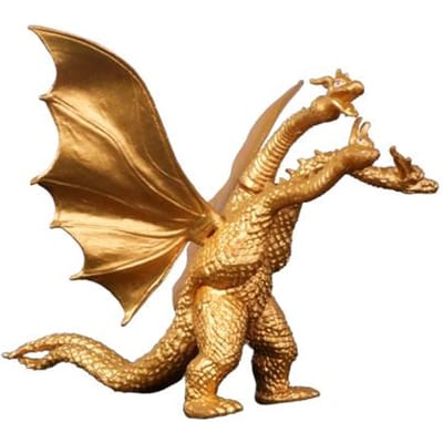 Nouvelle figurine d'action Godzilla VS Kingkong Gojira en caoutchouc souple King Ghidorah de 10 cm, articulations mobiles, jouets modèle pour enfant, garçon, cadeau 10CM OPP