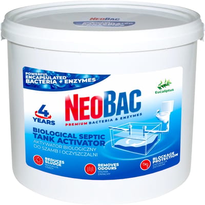 NeoBac 5 kg Activator voor septische putten en afvalwaterzuiveringsinstallaties NAVULLING