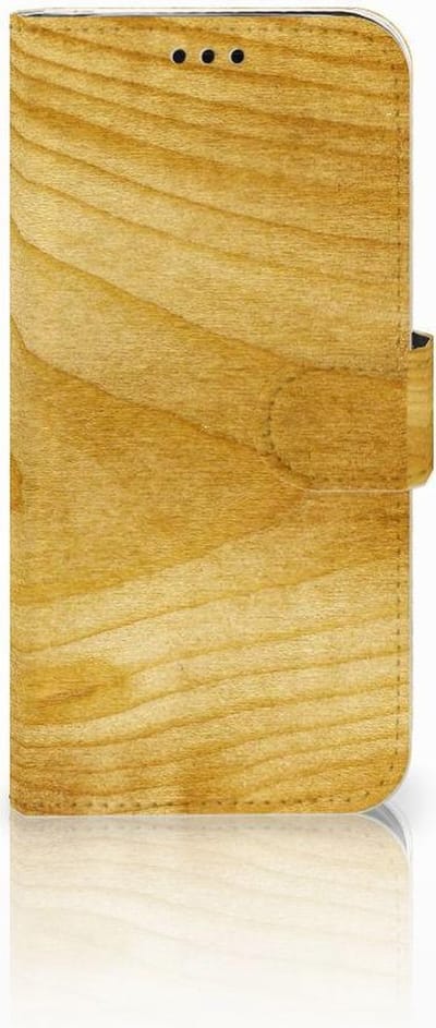 Samsung Galaxy J5 2017 Book Style Case Licht Hout