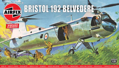Airfix Modelbouwpakket Militaire voertuigen - 03002V Bristol 192 Belvedere - Vintage Classics - Helikopter Plastic - 1:72 - Modelbouw