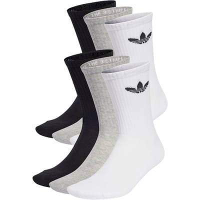 Adidas Trefoil Sokken Unisex - Zwart - Maat 46-48 - Poly (Polyester)
