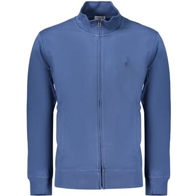 Coveri Beweeglijke Blauwe Katoenen Heren Sweatshirt