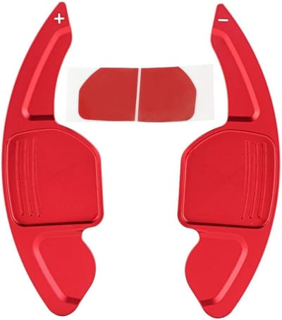 Set van 2 Aluminium Gear Peddels voor Stuurwiel - Versnellingspeddel Extensies voor Audi A3 A4 A5 A6 A7 A8 met Verbeterde Grip en Responsiviteit