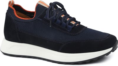 Suitable Sneaker Suede Donkerblauw (navy) - Maat 41 - Heren