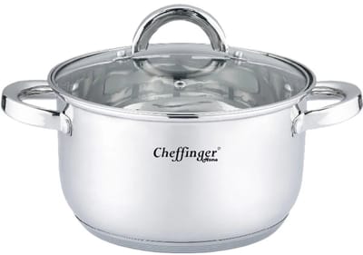 Cheffinger Kookpan met Deksel - 16cm - RVS - Inductie