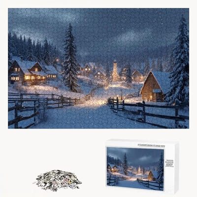 Houten Puzzel - Legpuzzel Volwassenen - Ontspanning Thuis - Precisie Gesneden Stukjes - 1200 Stukjes - Sterrenhemel