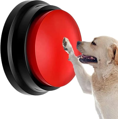 Hond Communicatie Knoppen - Spraakopname Knoppen - Hondentraining Gedrag - Opneembare Spraakopname - 9.8 x 9.5 x 4.8 cm