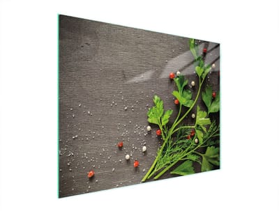 TMK ArtDeko - Glazen Snijplank - 52x40 cm - Bescherming - Hittebestendig