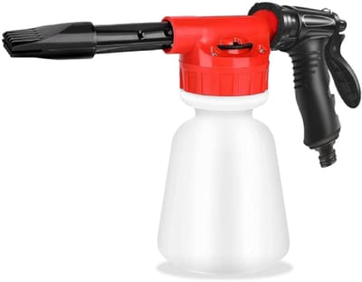 longziming -Schuimsproeier 1000 ml – 2-in-1 Foam & Waterspuit voor Auto Reiniging – Verstelbaar, Lekvrij en Duurzaam