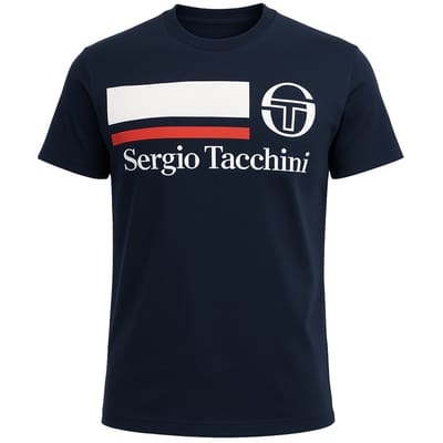 Sergio Tacchini Falcade Heren Donkerblauw T-Shirt