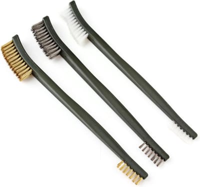 WiseGoods - Premium Staalborstelset 3 Delig - Mini Staalborstels - Roest Verwijderen - Staalborstel Set
