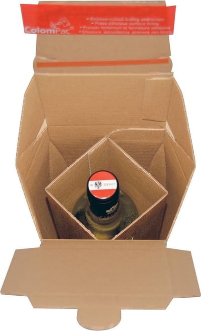 VERZENDD FLES 74X74X305MM BR