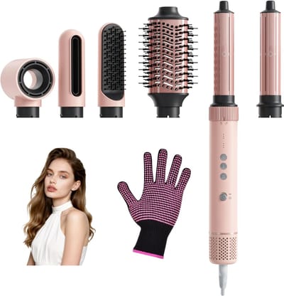 SP® Krultang - 3 Snelheden - Airstyler - Multistyler - Roze - 6cm x 6cm x 36cm