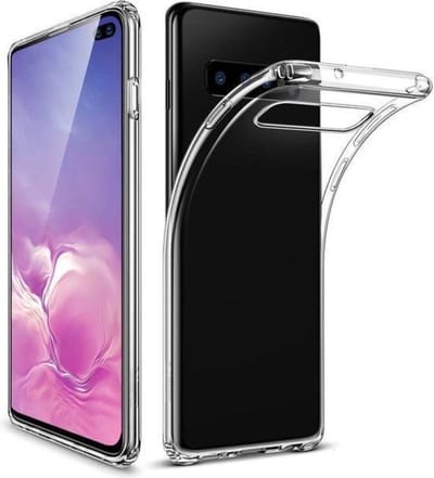 LuxeBass Transparante siliconen hoesje voor Samsung Galaxy A10 - telefoonhoes - gsm hoes - gsm hoesjes