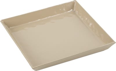HomeBound by KY | Tray vierkant hammered beige | 10x10x2cm | tray/dienblad beige vierkant