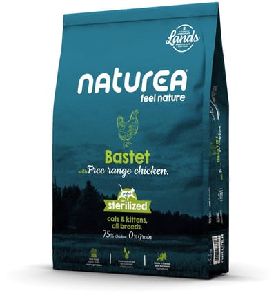 Naturea Grainfree Cat Lands Bastet Free Range Chicken 5,5 kg - Kat