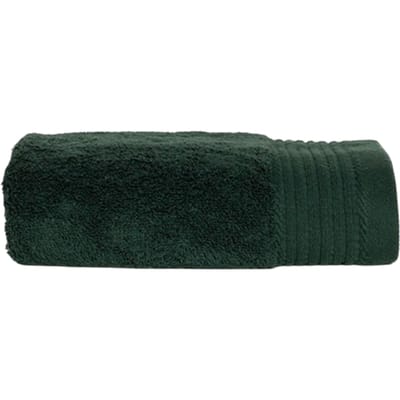 The One Towelling Handdoek Deluxe 50 (Donkergroen)