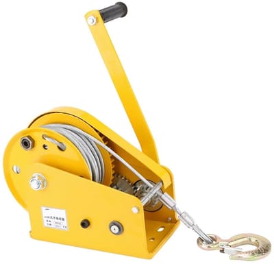 Handmatige Lier - Tractietakel Kraan - Materiaal Hijsen - Bidirectioneel Zelfremmend - 1200 Lbs 20m