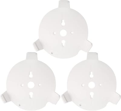 Router Wandhouder - Mesh Systeem Beugel - Netwerk Organisatie - Signaal Interferentie Vrij - 3 Stuks - Wit