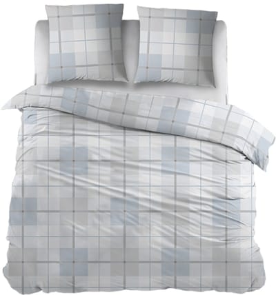Snoozing Ivy Dekbedovertrek - Tweepersoons - 200x200/220 cm - Blue