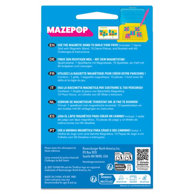 Ravensburger ThinkFun Maze Pop Bordspellen Educatieve spellen