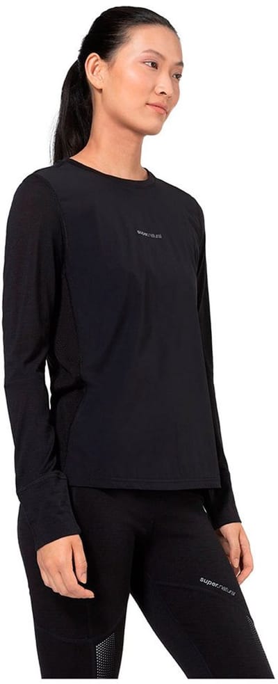 Super.natural Windbreaker T-shirt Met Lange Mouwen Zwart M Vrouw