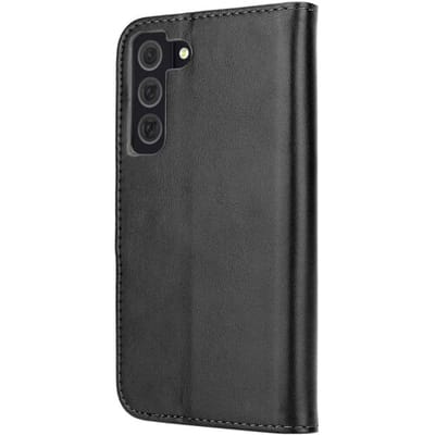 ShieldCase bookcase geschikt voor de Samsung Galaxy A25 hoesje - Portemonnee hoesje met ruimte voor pasjes - bescherming aan voor- en achterkant - leren bookcase (zwart)