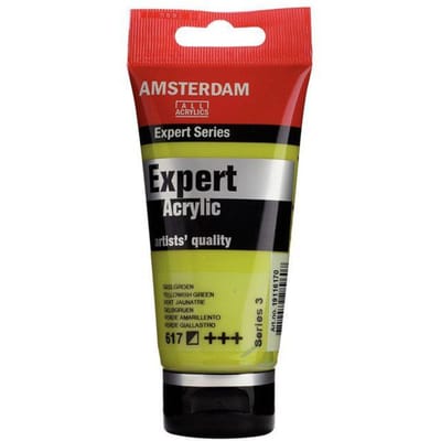 Peinture acrylique - Royal Talens - AMSTERDAM EXPERT - 75ml - Jauneish Vert - Série 3 jaune