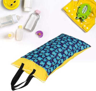 Grote waterdichte en wasbare tas voor natte en droge spullen, ideaal voor zwemkleding en luiers