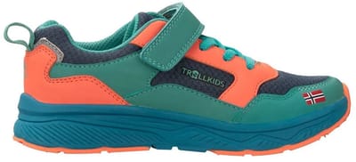 Trollkids Haugesund Wandelschoenen Groen,Oranje EU 26 Kinderen