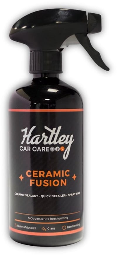 Hartley Car Care Ceramic Fusion 3-in-1 Ceramic Sealant, Quick Detailer, Spray Wax 500ML