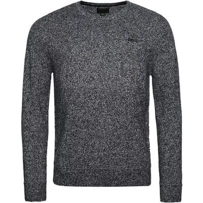 Superdry - Essential slim-fit trui met ronde hals - Heren - Sweaters