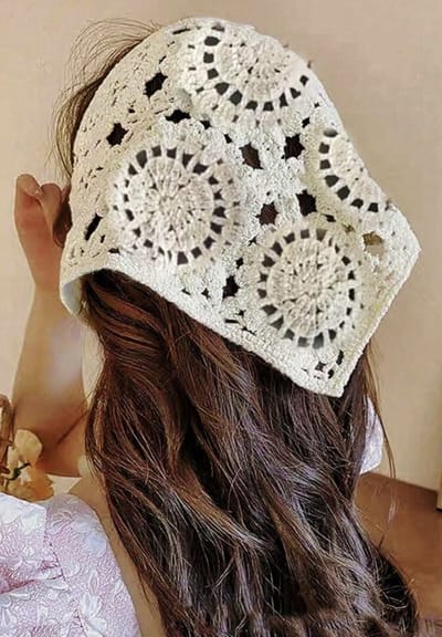 Sjaaltje met print - lace scarf - bandana met print - haarband - sjaaltje meerkleurig - bandana - vierkant sjaaltje met print - bandana sjaaltje - sjaaltje voor dames hals - sjaaltje voor aan tas - moederdag - moederdag cadeautje