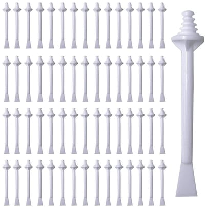 longziming -200-delige Neushaarwax Applicators – ABS Materiaal – Veilig Afgerond Ontwerp – Snel & Efficiënt – Voor Gezichtsverzorging