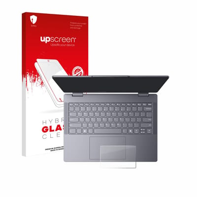upscreen - Screenprotector voor Lenovo IdeaPad 5 2-in-1 14" Touchpad - Folie Beschermfolie Beschermglas transparant