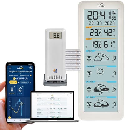 Draadloos Weerstation met 4-daagse Weersvoorspelling via Wifi