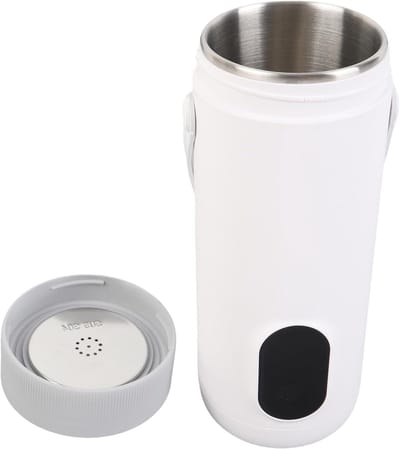 Reis Elektrische Ketel - Warmwaterketel Theekoffie - Snel Water Koken - Lange Batterijduur - 350 Ml - Zwart