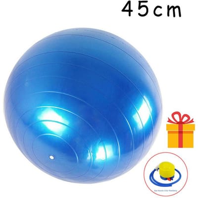PVC Fitnessbal Yogabal Verdikt Explosiebestendig Oefening Thuisgym Pilates Apparatuur Balansbal 45cm 55cm 65cm 75cm 85cm blue