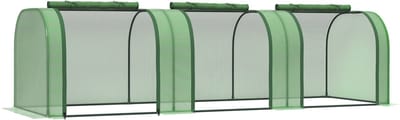 Killogood Mini Tuinkas Tomatenkas 3L x 1l x 0.8H m Staal HDPE 140 g/m² Anti-UV 3 ramen Groen