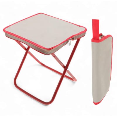 Opvouwbare visstoel 33x28cm rood