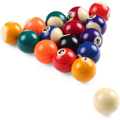 Ensemble de boules de billard pour enfants, 25MM / 32MM/38MM, petites boules de queue de billard en résine, ensemble complet 32mm