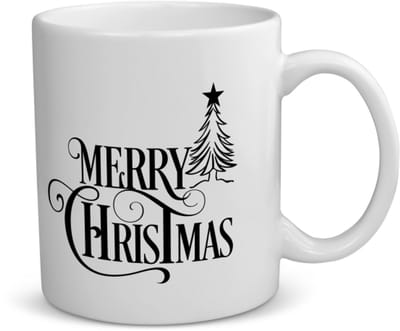 Akyol - kerst merry christmas koffiemok - theemok - Kerstmis - kerst beker - winter - kerst - christmas - kerst cadeau - 350 ML inhoud