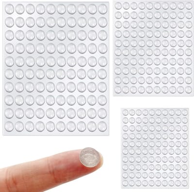 300 zelfklevende rubberen voetpads - Antislip geluidsdempers voor meubels en deuren
