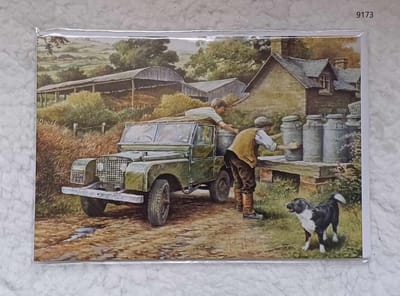 Cachet Wenskaart Country Companions – Dubbele Kaart – 14 x 20 cm – Met Envelop